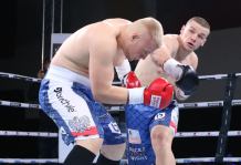 Rocky Boxing Night: Kacper Meyna awansował do półfinału Polskiego Turnieju Wagi Ciężkiej (FOTO)