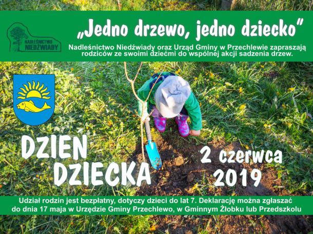 Mieszkańcy gminy Przechlewo mogą posadzić symboliczne drzewko z okazji narodzin dziecka