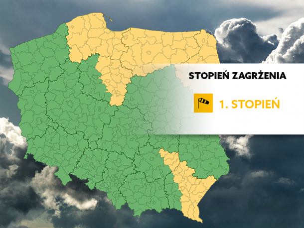 Burze z gradem i porywisty wiatr. Kolejny dzień z alertami IMGW