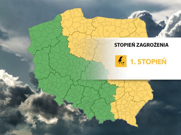 IMGW znów ostrzega przed burzami z gradem i porywistym wiatrem