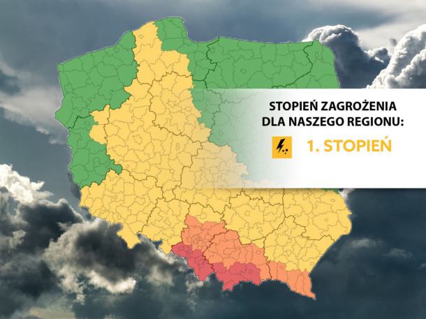 IMGW ostrzega: możliwe są burze z gradem i porywisty wiatr