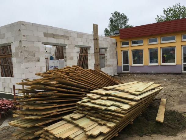 Nabiera tempa rozbudowa Przedszkola Samorządowego nr 7 w Kościerzynie