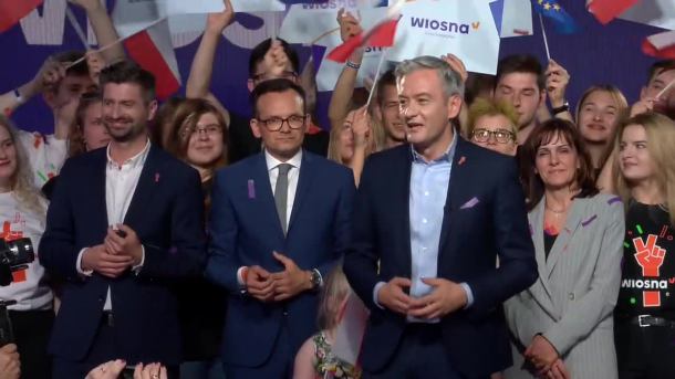 R. Biedroń o 3 mandatach Wiosny w wyborach do europarlamentu: Zwyciężyliśmy!