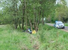 Śmiertelny wypadek w powiecie człuchowskim. Zginął motocyklista