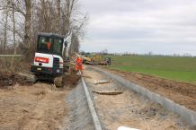 Ścieżka rowerowa na odcinku Żalno-Piastoszyn prawie gotowa