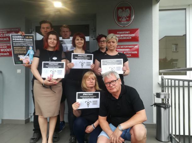 "Czarny poniedziałek" w Powiatowym Inspektoracie Weterynarii w Chojnicach