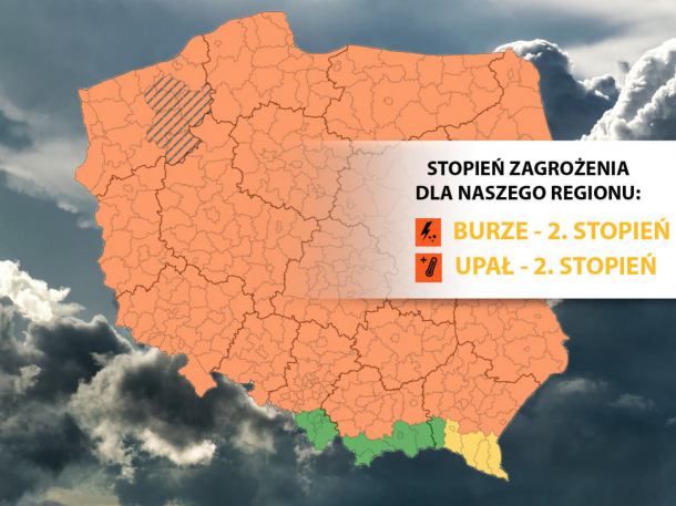 W dzień upał, w nocy groźne burze. IMGW ostrzega przed zagrożeniami 2. stopnia w pogodzie