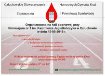 Powiatowa Spartakiada Honorowych Dawców Krwi i Stowarzyszeń to nowa impreza, która odbędzie się w ramach Dni Człuchowa