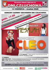 Dziś Dni Człuchowa. Zagrają Cleo i Mesajah. Wcześniej specjalne wydanie listy przeboj&oacute;w Weekend FM z Człuchowa
