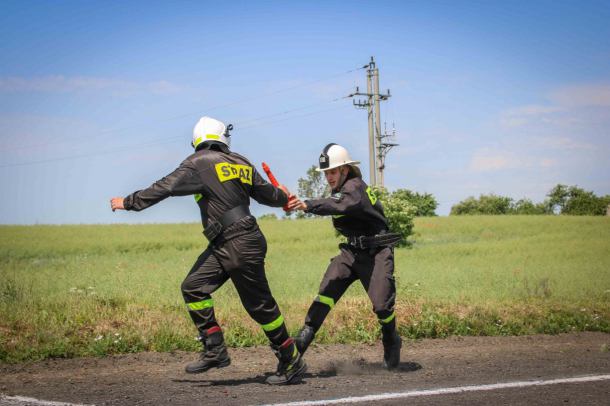 Strażacy ochotnicy z gminy Chojnice rywalizowali podczas zawodów sportowo-pożarniczych w Sławęcinie (FOTO)