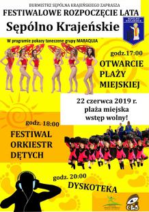 Dziś (22.06) oficjalne otwarcie sezonu letniego na plaży miejskiej w Sępólnie Krajeńskim
