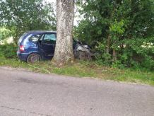 21-letnia kobieta poszkodowana w porannym wypadku w powiecie kościerskim