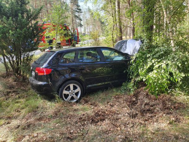 Pracowity weekend chojnickich strażaków. Ratowali rowerzystę i poszkodowanych w wypadkach