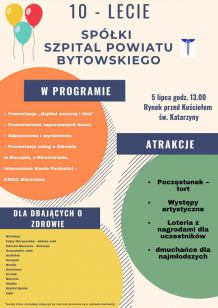 Piknik prozdrowotny w Bytowie na urodziny szpitala