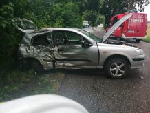 Pięć osób, w tym troje dzieci, poszkodowanych w wypadku w Głodowie w gminie Liniewo
