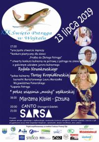 Jutro w Wojtalu w gminie Czersk "Święto Pstrąga". Zagra Sarsa. Dziś audycje na żywo z Czerska
