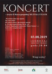 "Artyści II Rzeczypospolitej - muzyka i teatr" - ten koncert dziś (3.08) w Charzykowach