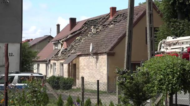 Wybuch gazu na pomorzu. Dwie osoby zostały ranne