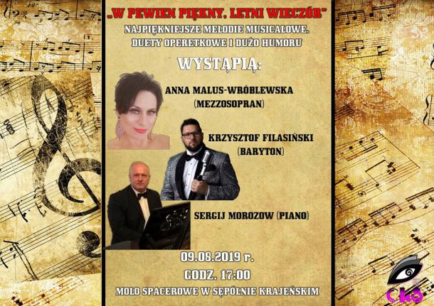 Opera, operetka i musical - to wszytko dziś na molo w Sępólnie Krajeńskim