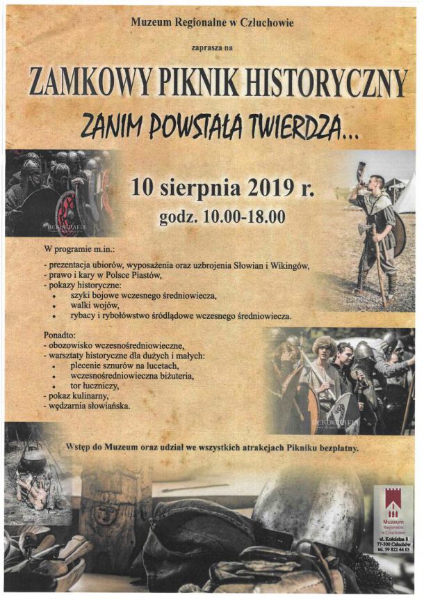 W Muzeum Regionalnym w Człuchowie odbędzie się Zamkowy Piknik Historyczny