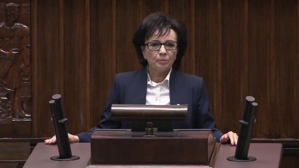 Elżbieta Witek nową marszałkinią sejmu. W pierwszym wystąpieniu zaapelowała do opozycji o "wyciszenie"
