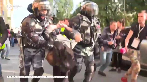 Wielotysięczny protest w Moskwie. Domagano się sprawiedliwych wyborów samorządowych
