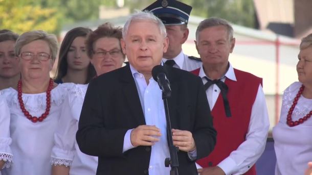 "13 października ukształtuje się przyszłość naszego narodu". J. Kaczyński przemawiał do wyborców w Zbuczynie