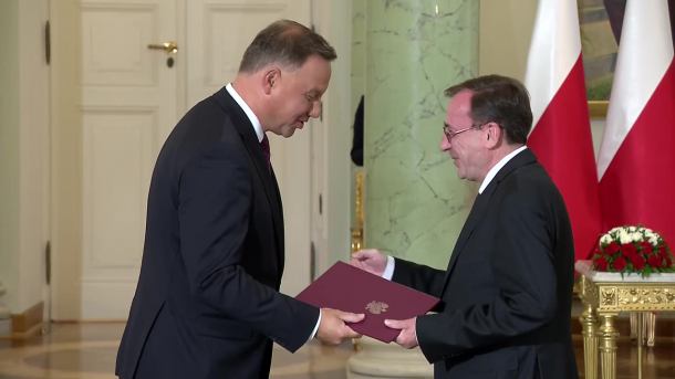 Prezydent Andrzej Duda powołał Mariusza Kamińskiego na szefa MSWiA

