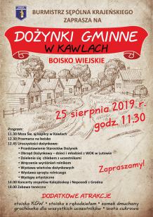 Dziś (25.08) święto plonów w gminie Sępólno Krajeńskie