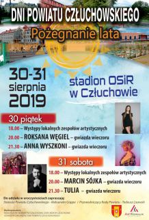 Roksana Węgiel i Anna Wyszkoni oraz Marcin Sójka i Tulia zagrają podczas tegorocznych Dni Powiatu Człuchowskiego
