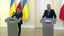 Prezydent Ukrainy W. Zełenski z wizytą w Polsce. Podziękował za wsparcie &bdquo;w czasie rosyjskiej agresji&rdquo;