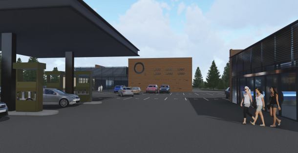 Sępólno: będzie nowy dworzec PKS i mała galeria handlowa (WIZUALIZACJE)