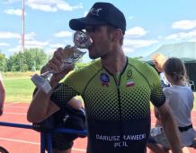 Dariusz Ławecki z Człuchowa zdobył brązowy medal Mistrzostw Polski w Triathlonie