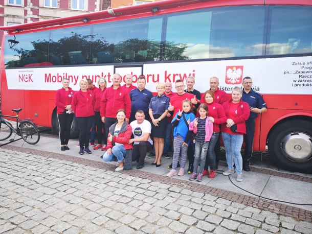 Ponad 13 litrów krwi oddano w Człuchowie podczas festynu z okazji Światowego Dnia Pierwszej Pomocy