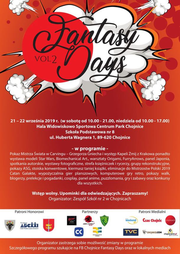 Fantasy Days w Chojnicach: start imprezy w sobotę (21.09)