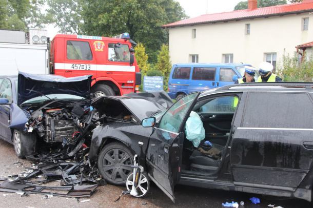Wypadki w regionie. Od rana doszło już do trzech zdarzeń drogowych