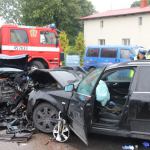 Wypadek w Starych Polaszkach fot. K. Cieplińska-Bednarek