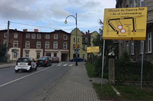 Skrzyżowanie na ul. Dworcowej w Chojnicach otwarte dla ruchu