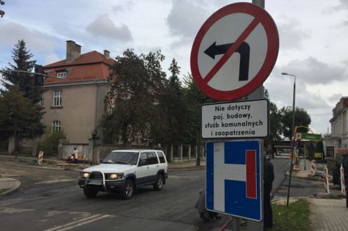 Skrzyżowanie na ul. Dworcowej w Chojnicach otwarte dla ruchu