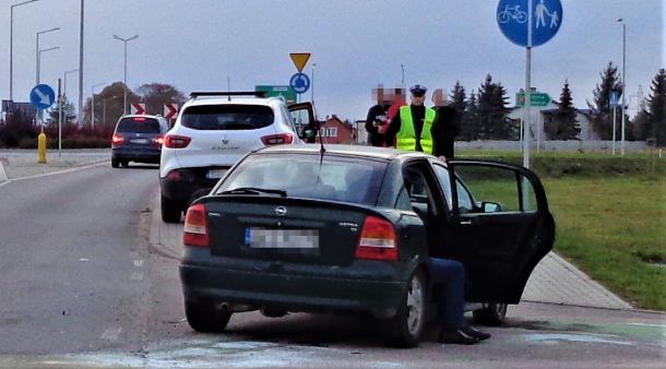 Jedna osoba została ranna po zderzeniu trzech pojazdów w Kościerzynie (FOTO)