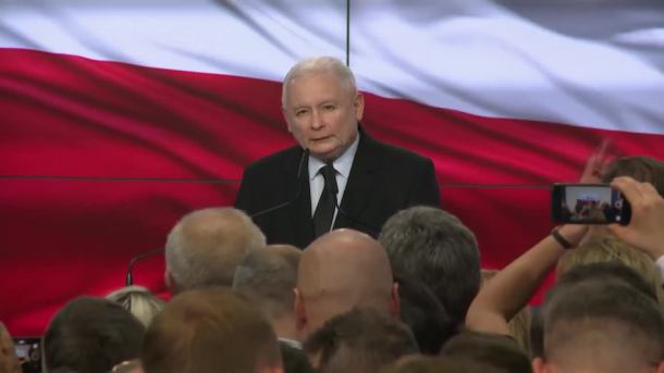 "Przed nami cztery lata ciężkiej pracy". J. Kaczyński po ogłoszeniu sondażowych wyników wyborów