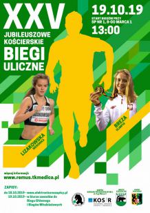 Dziś (19.10) odbędą się jubileuszowe 25 Kościerskie Biegi Uliczne