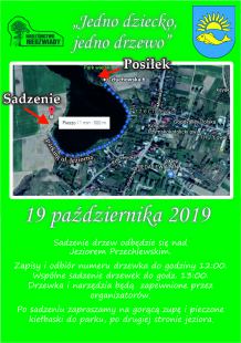 Dziś (19.10) finał akcji "Jedno dziecko, jedno drzewo" w Przechlewie