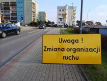 Ulica Sychty w Bytowie stałą się drogą podporządkowaną dla ulicy Domańskiego