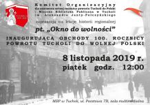 Dziś (8.11) w tucholskiej bibliotece nietypowa lekcja historii pod hasłem "Okno do wolności"