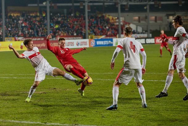 Chojnice szczęśliwe dla piłkarskiej reprezentacji Polski do lat 20. Biało-czerwoni wygrali ze Szwajcarią 5:1 (FOTO)