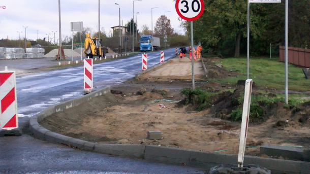 W Więcborku trwa pierwszy etap przebudowy ulicy Dworcowej