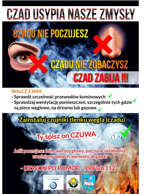 "Bądź czujny". Warsztaty na temat zagrożeń związanych z czadem w gminie Człuch&oacute;w (TERMINARZ SPOTKAŃ)