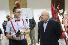 Wystawa rysunków satyrycznych Marka Lenca w Kościerzynie