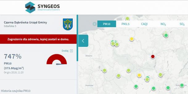 Czarna Dąbrówka była wczoraj miejscowością z najbardziej zanieczyszczonym powietrzem w kraju?